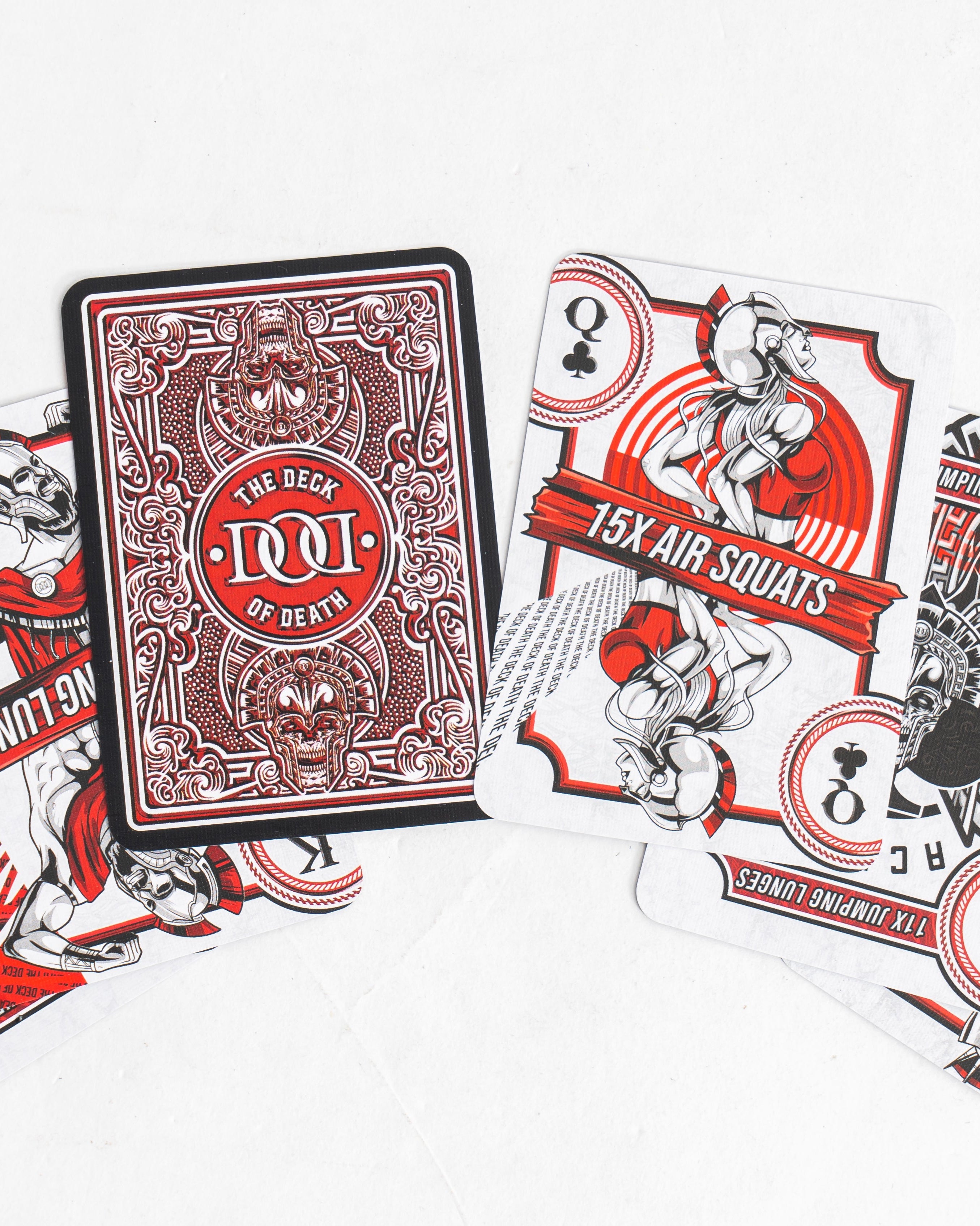 The Deck of Death Fitness Deck Workout Cards