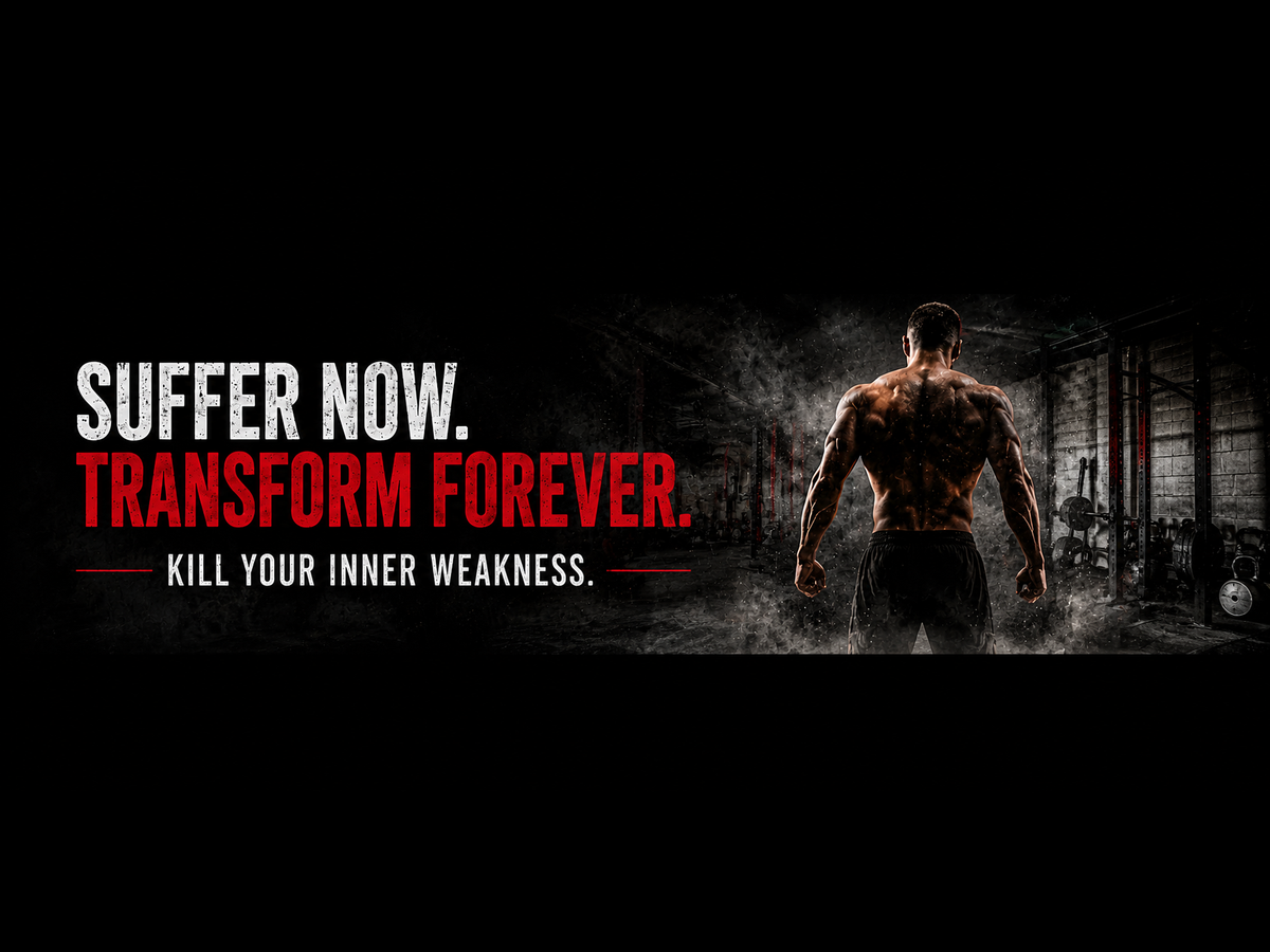 Suffer Now. Transform Forever.